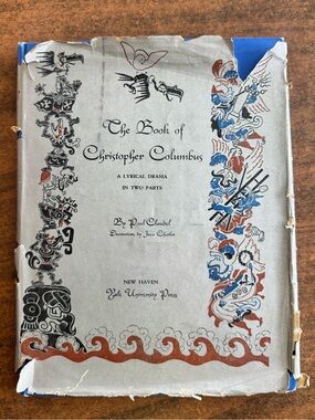 Vintage 1930, 1st Edition | The Book of Christopher Columbus by Paul Claudel